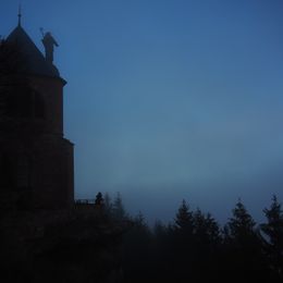 Abbaye Du Mont Sainte Odile en hiver
